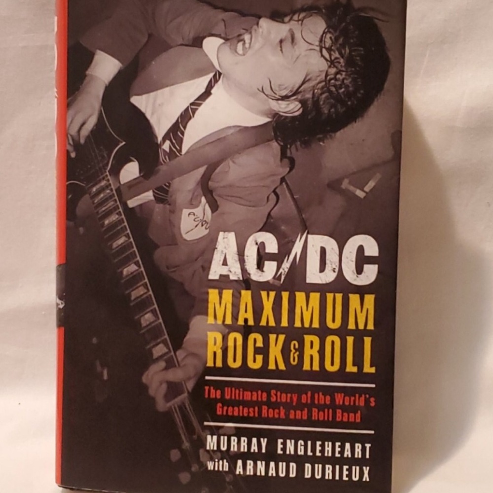 BOOK "AC/DC MAXIMUM ROCK & ROLL" Hardback With Dust Cover
